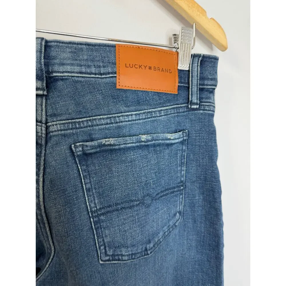 Lucky Brand Mid Rise Sweet Wide Leg Jeans Women's 8/29 Moonlit Mist Wash - Picture 9 of 12
